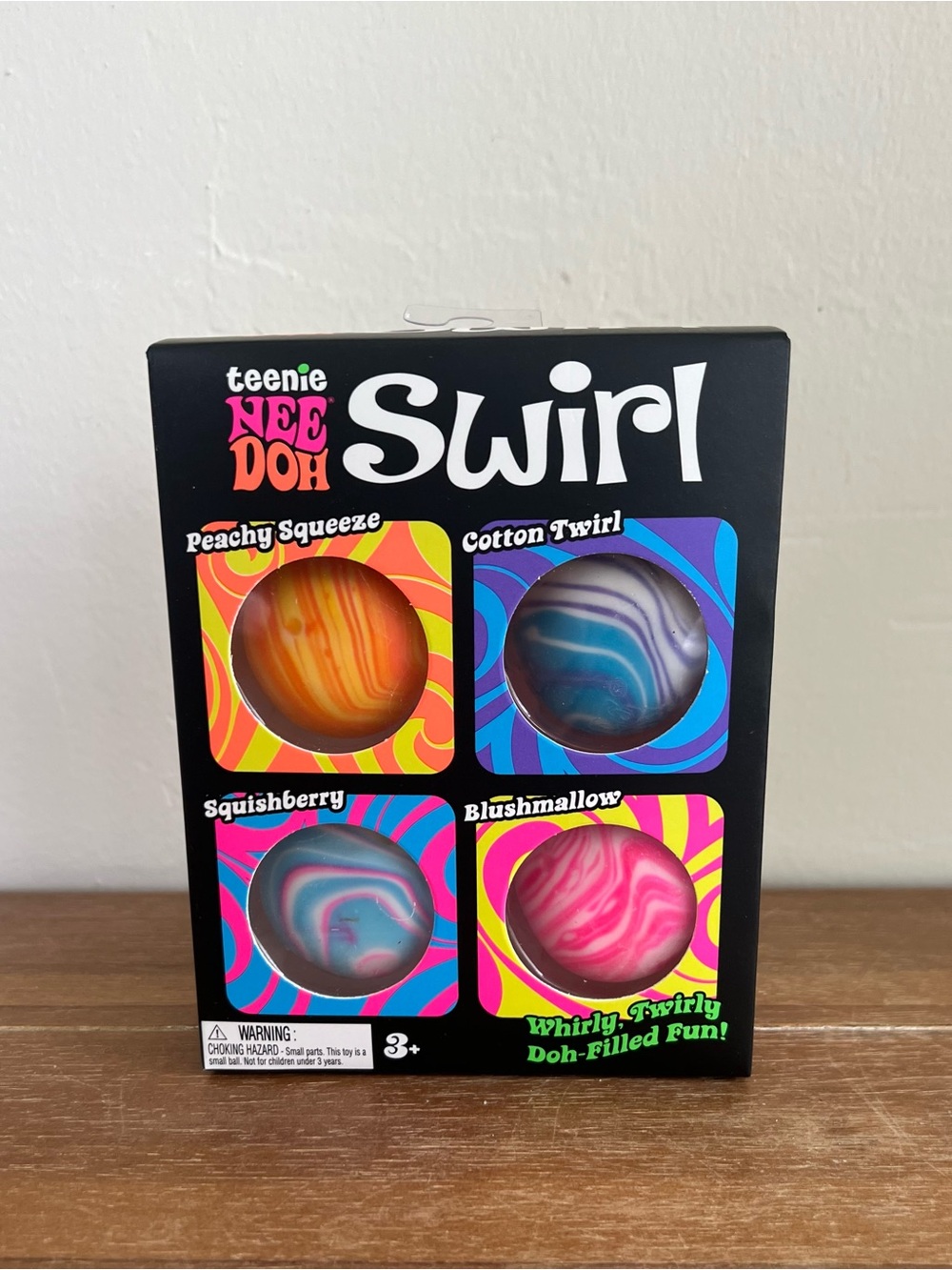 Brand New NeeDoh Teenie Swirl Squishies 4 Pack - Picture 2 of 2